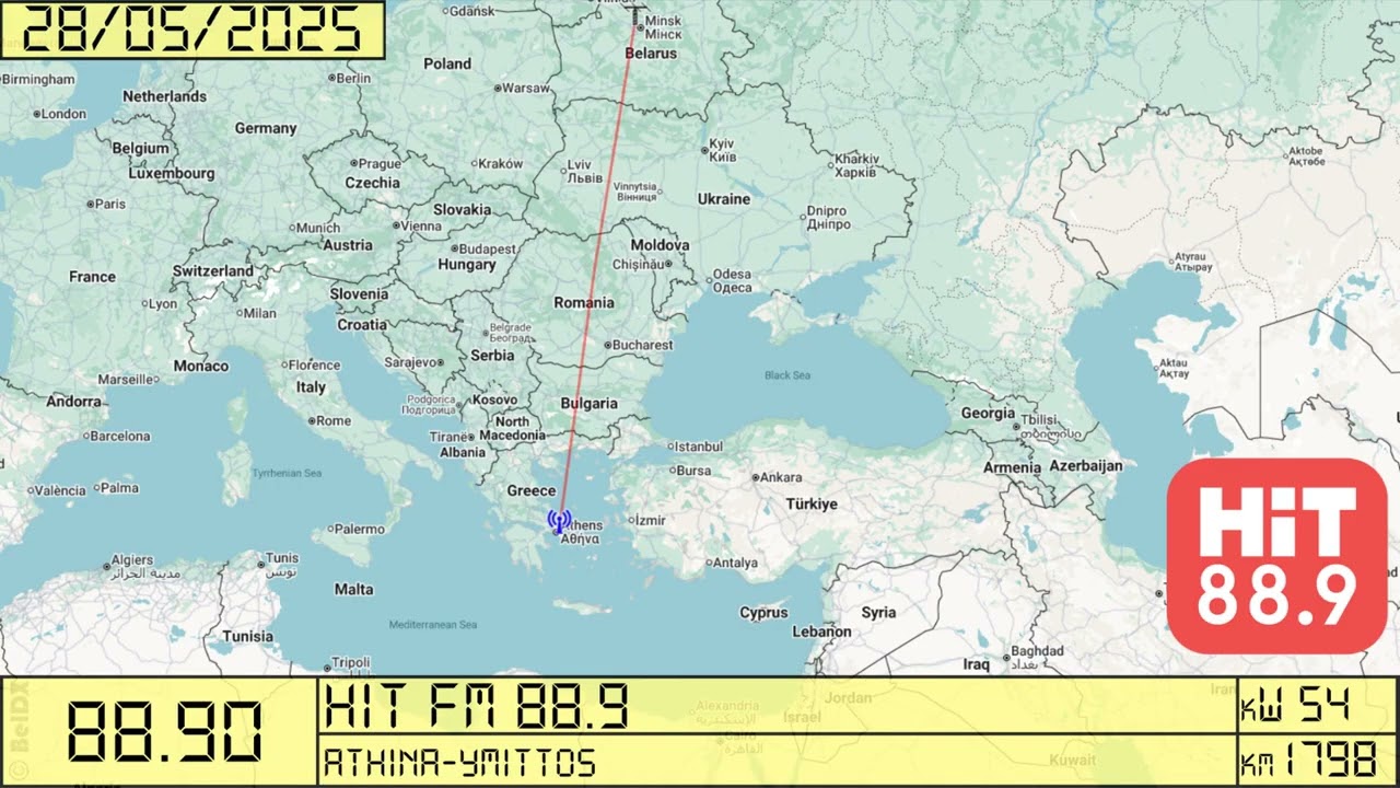 2025. Doudle Hop from QAT and Sporadic E from LBN, ISR, PSE, AZE, GEO, GRC, TUR
