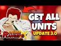 HOW TO GET EVERY NEW UNIT in Update 3 of Anime Rangers X! 🔥
