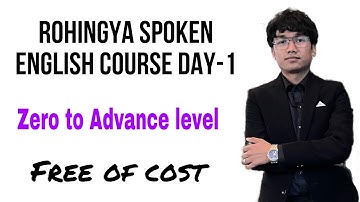 Rohingya spoken English course Day 1