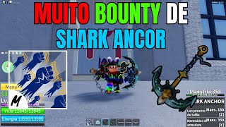 CAÇANDO BOUNTY DE SHARK ANCOR E GOD HUMAN no Blox Fruits