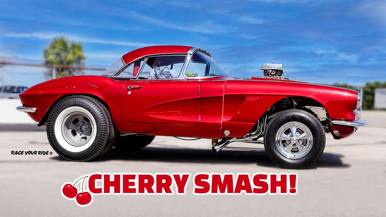 CHERRY SMASH '62 CORVETTE GASSER! UNTOUCHED FOR 40 YEARS! KING OF THE 70'S ISCA SHOW CAR CIRCUIT!