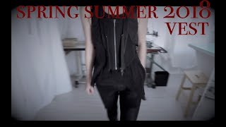 SS18 Leather Vest | SS18 コレクション　レザーベスト