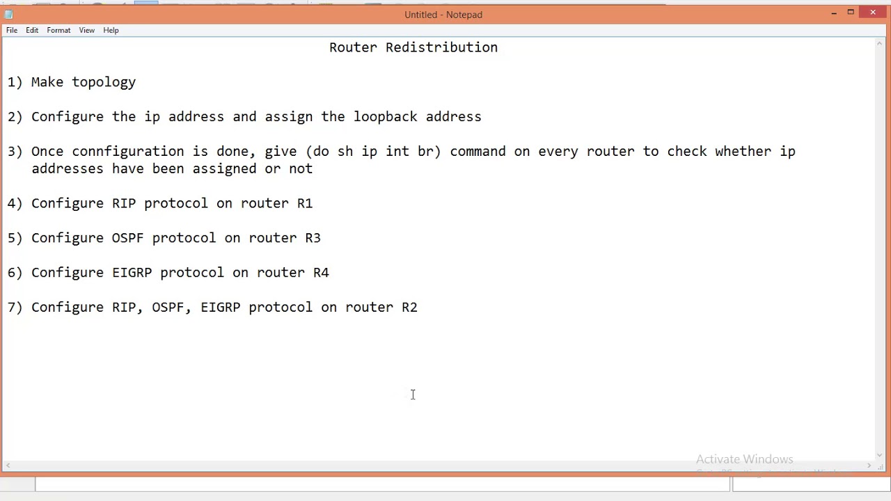 Acn Router router redistribution acn practical - YouTube