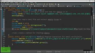 How to extract email from a file / clipboard in JAVA.