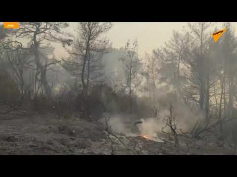 Φωτιά στο Λουτράκι: Κάηκαν χιλιάδες στρέμματα, εκκενώθηκαν περιοχές