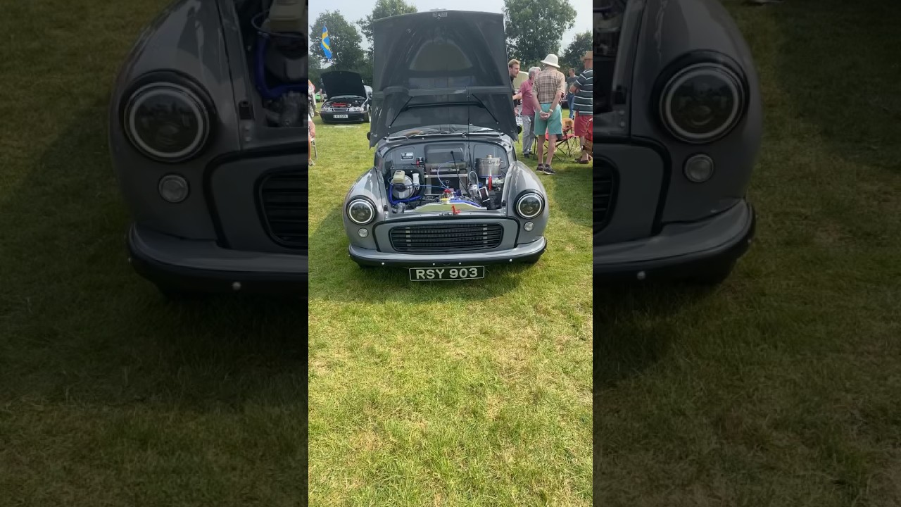 Heavily modded Morris Minor Cabriolet.