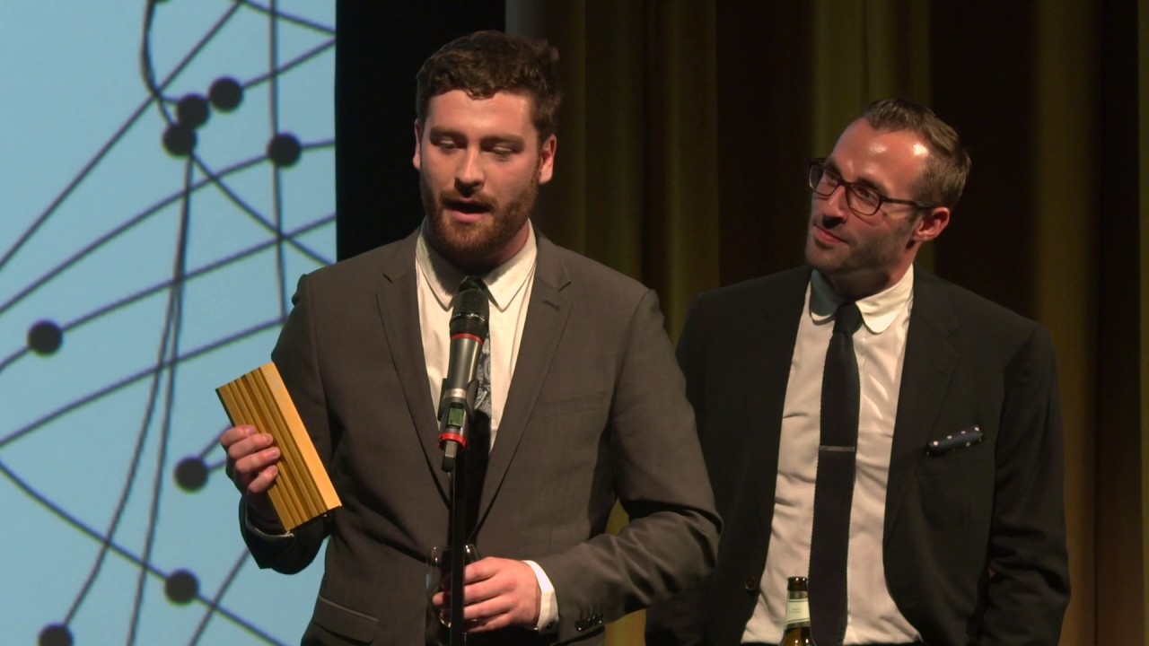 DARE Declaration of Lovie Speech on stage at The 6th Annual Lovie Awards