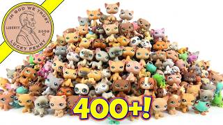 Littles Pet Shop GIANT Collection Of Over 400 Bobblin' Head Figures