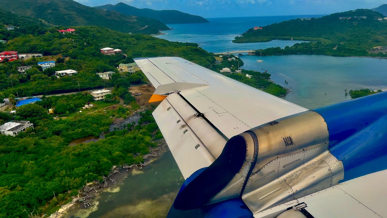 [4K] – Full Flight – InterCaribbean Airways – Embraer EMB-120ER – SJU-EIS – VQ-TVG – JY511 – IFS 997