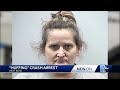 Woman accused of huffing and causing crash