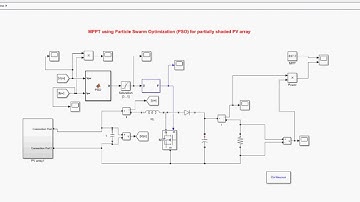 PV MPPT using Particle Swarm Optimization (PSO) for partially shaded PV array