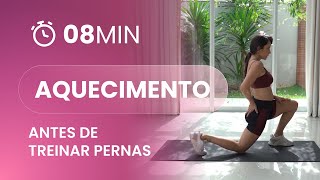 Aquecimento pra melhorar performance nos treinos de pernas (em casa e na musculação)- Carol Borba