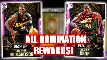 ALL DOMINATION REWARDS! DOMINATION TIPS! NBA 2K20 MY TEAM