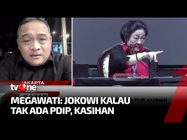 Kala Megawati Ungkit Jasa PDIP Mengantarkan Jokowi, Begini Pandangan Relawan | Kabar Petang tvOne class=