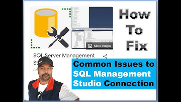 SQL Management Studio Common Connection Issues | How to Fix it ? SQL Server | Databases | MongoDB