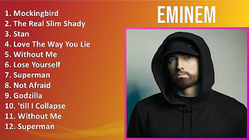 Eminem 2024 MIX Grandes Exitos - Mockingbird, The Real Slim Shady, Stan, Love The Way You Lie