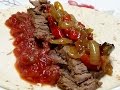 Recipe for Top Round Steak Fajitas Using My NuWave Oven Pro Plus