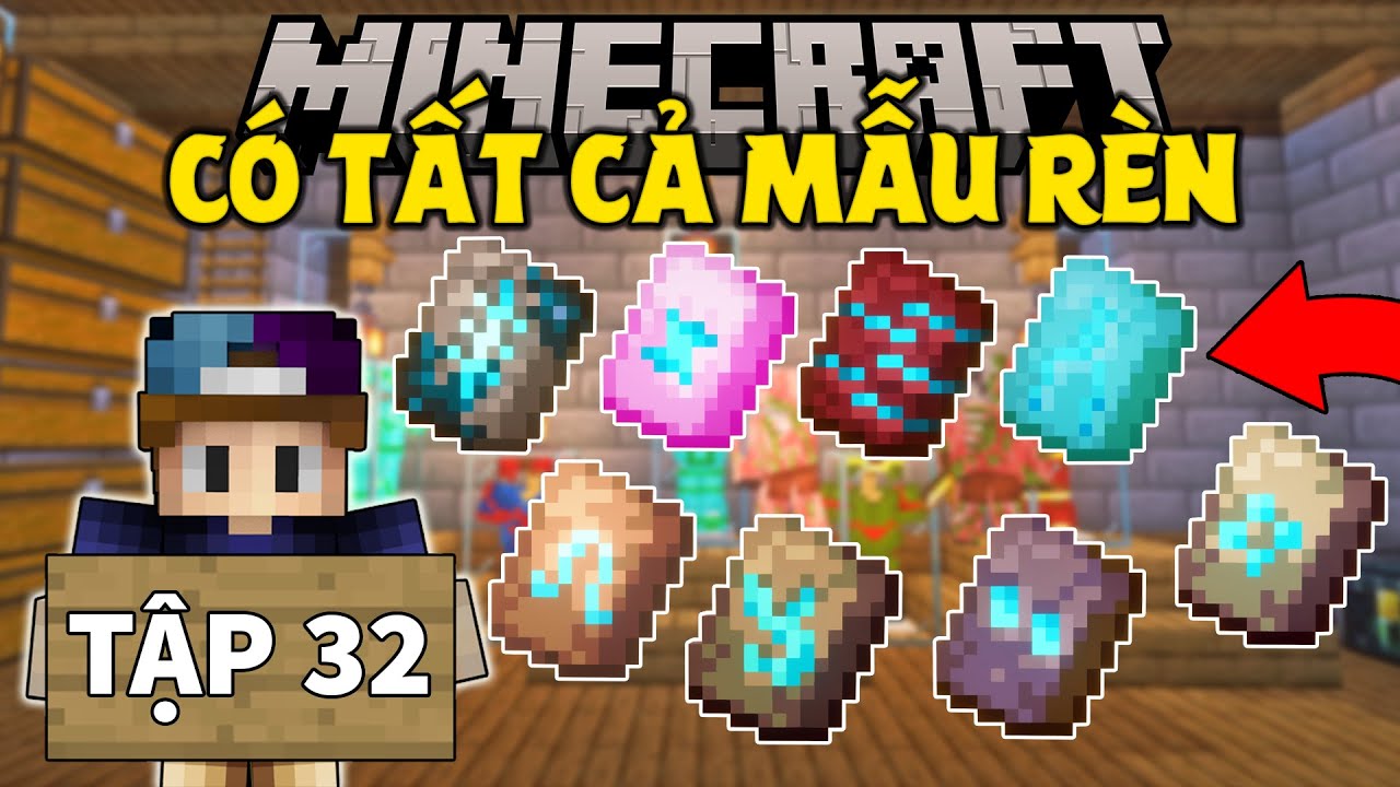 THỬ THÁCH SINH TỒN MINECRAFT 1.20 | TẬP 32 | MÌNH ĐÃ CÓ TẤT CẢ MẪU RÈN ...