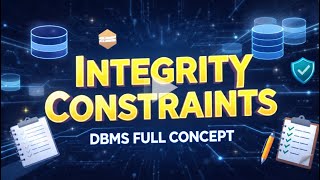 “Integrity Constraints in DBMS | Full Easy Explanation | Domain, Entity, Keys, Assertion”