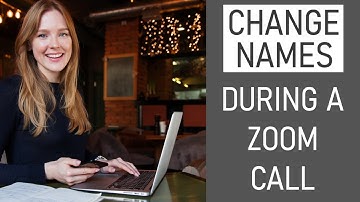 How To Change Your Name During A Zoom Call | Rename Yourself In a Zoom Meeting - EASY! STEP BY STEP
