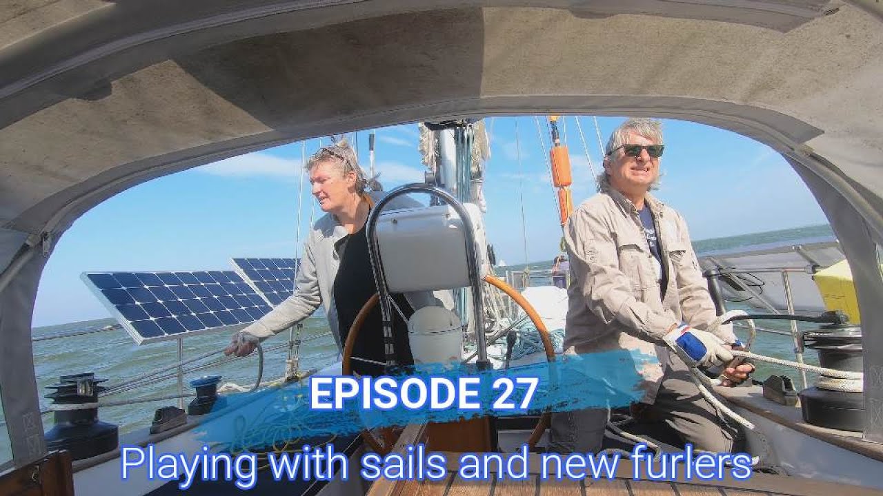 27 MAKE MY DAY Playing with sails and new furlers