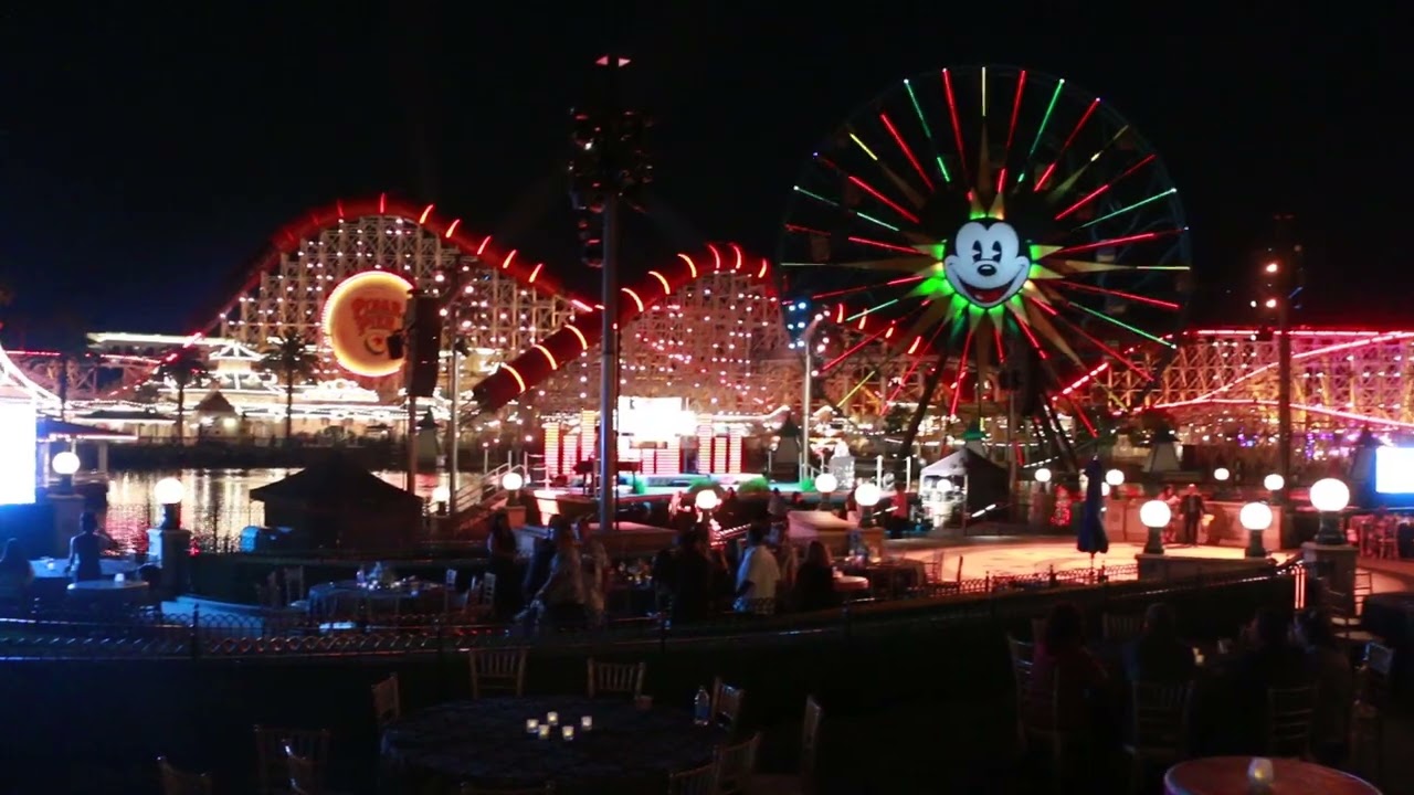 Overlooking Paradise Pier at Disney California Adventure
