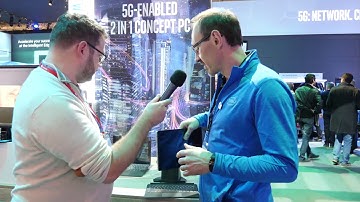 MWC 2018 - Intel présente une tablette avec la 5G intégrée et 5Gb/s