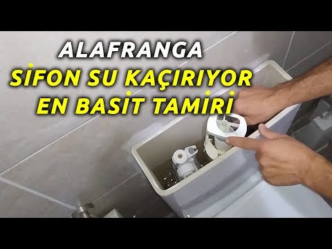 ALAFRANGA SİFON SU KAÇIRIYOR REZERVUAR TAMİRİ