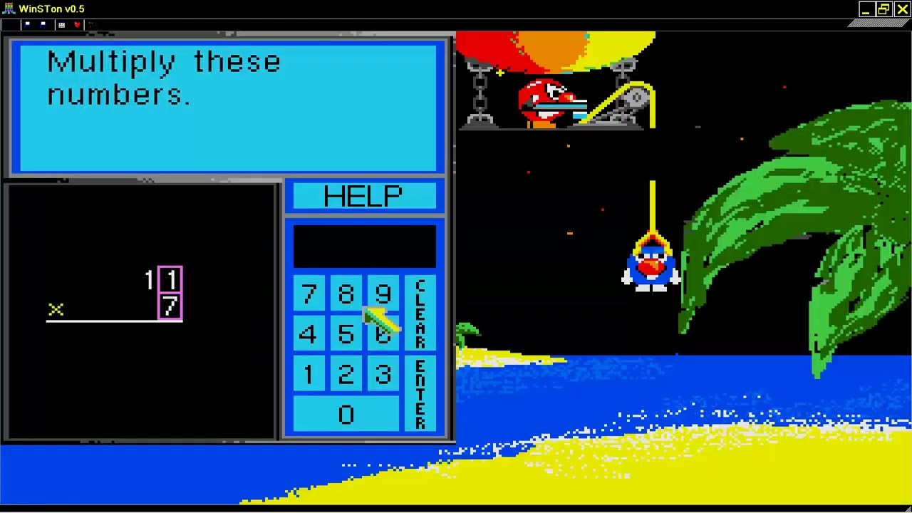 ATARI ST DROP RIVER DIZZY LIZZY 2 Early Learning Maths 2 Philip Rankin EDUCATIONAL KIDS PR Software