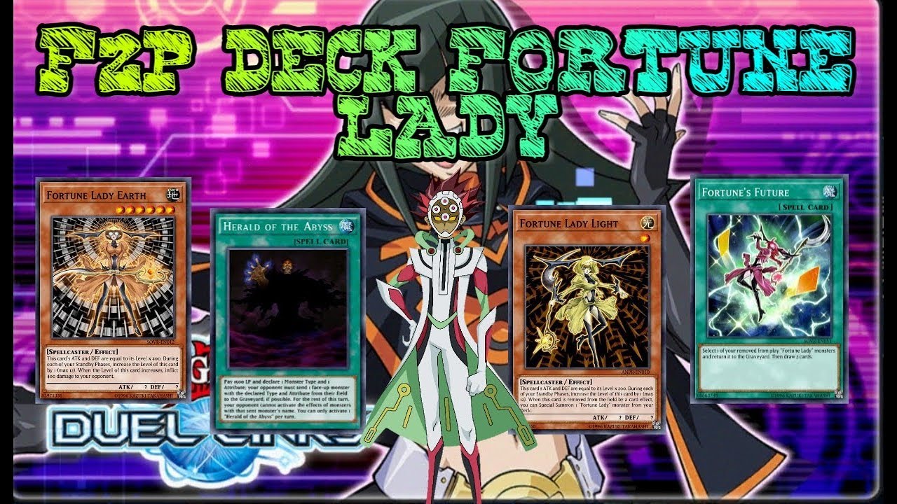 Fortune Lady Deck Budget Version and Very Strong ( Yu-Gi-Oh Duel Links ) .....