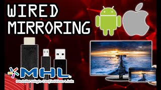 How To Do a Wired Screen Mirroring | Capture/Record iOS and Android | MHL and HDTV Adapters screenshot 2