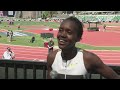 "I was expecting it" - Faith Kipyegon on 1500m world record in Eugene- Wanda Diamond League
