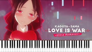 Sentimental Crisis (ED1) - Kaguya-Sama: Love is War Piano Cover [4K]