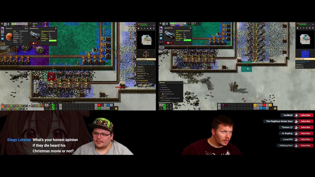 Two Brothers Play: Factorio (Warp Drive Machine) - Part 2 - YouTube