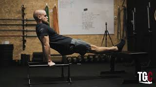 Parallette shoot through: Gymnastics Programming