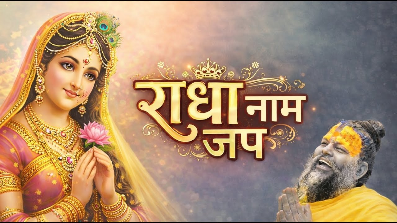 राधा नाम जप 🌸 – प्रेमानंद जी महाराज के मुख से शांति का अमृत 🕊️✨