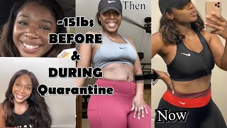 How I Lost 15LBS fast during quarantine| CURVY GIRL WORKOUT AT HOME| Lower Body Workout Routine