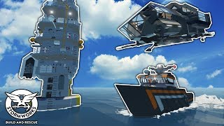 TSUNAMI BUNKER, MOBILE BASE, and YACHT! - Stormworks: Build and Rescue Gameplay