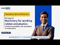 BIS Certification for working rubber and plastics Machinery &amp; their Assemblies/ Components. HSN 8477