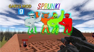 Sprunki Maze Strong Human Gary's Mod Battle 🔨🔥💥