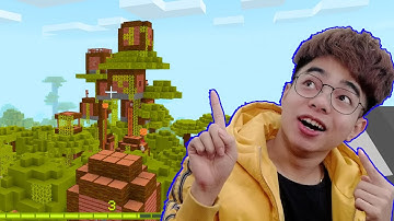 ThắnG Tê Tê 24h Ở Ngôi Làng Trên Cây Trong Minecraft