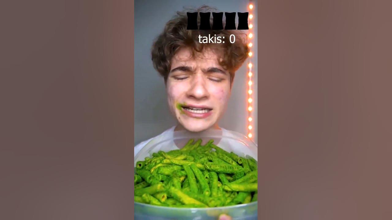 Eating Zombie Takis (Green Takis) - YouTube