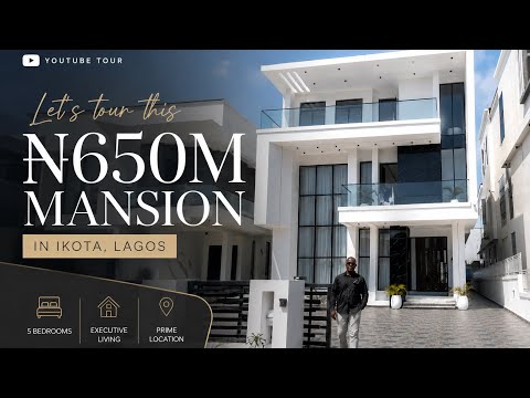 INSIDE A N650M MANSION IN LEKKI COUNTY IKOTA- THE INTERIOR IS UNBELIEVABLE 🤯😍🫡-WALK WITH ME