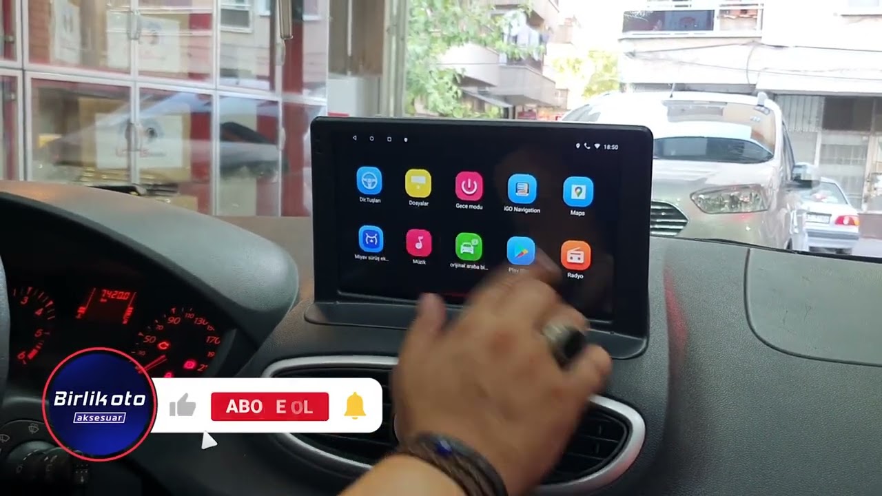 2011 Renault Clio 3 // 7"inç Android Multimedya Uygulamamız