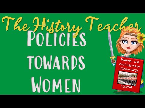 Life for Women: Weimar and Nazi Germany Edexcel GCSE History