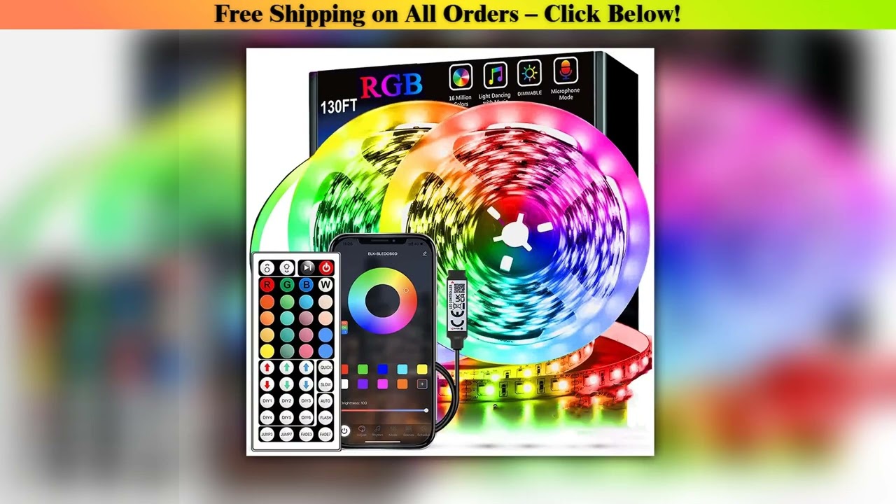 Led Strip Lights 44Keys APP Music Sync Remote Control USB 5V 1M40M RGB Flexible Tape for Room Decor