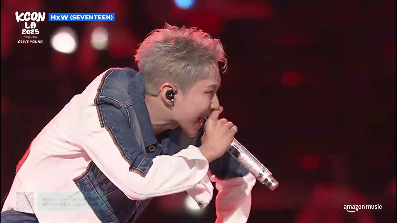 K-POP・アジア * HxW (Seventeen) ECHO! (Prod. WOOZI) KCON LA 2025 - YouTube