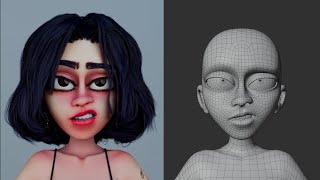 Morgan - facial expressions animation test
