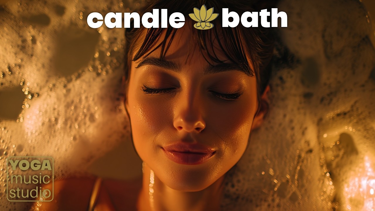 Candle Bath Escape • 396 Hz Music for Deep Relaxation & Night Calm