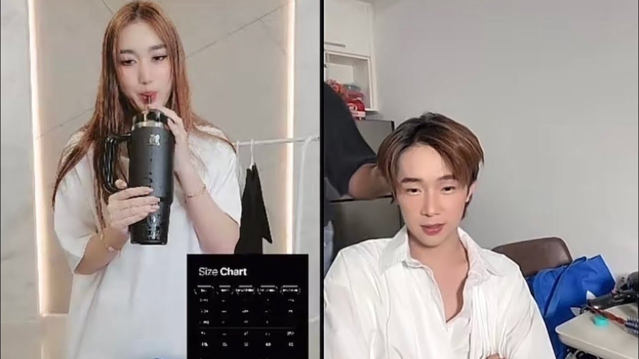 บิ๊กเบสเสื้อคู่ก็มา มีคนดื่มน้ำแก้เขิน สายตาที่มองมาหวานละมุนมากพ่อ!!